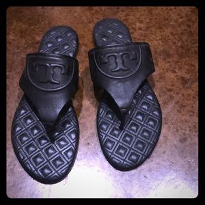 Black Tory Burch sandals